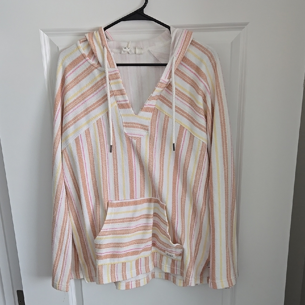 Roxy Multicolor Striped Hoodie